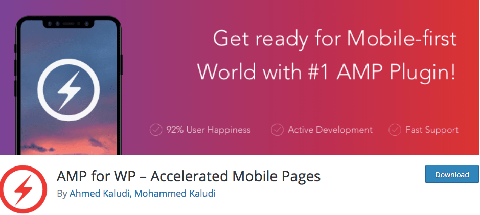 AMP for WP - Accelerated Mobile Pages